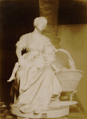 Sculpture en plâtre réalisée en 1900, présentée au Salon de Paris - Archives municipales de Lille - 31S33
