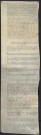 Mandement ducal à la Gouvernance et aux officiers de la Châtellenie, restreignant l'attribution de la livrée aux seuls serviteurs et familiers et prohibant le port des haches d'armes, langues de bœuf, « planchons cretelez », longues dagues, arcs et bâtons de guerre, suivi du texte de l'ordonnance publiée à la Bretèche de Lille, à son de trompe, le jour du marché, 12 juin 1448 (5 mai 1448).