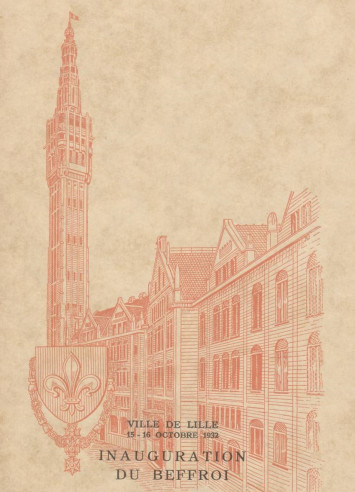 Programme du concert donné le 15 octobre 1932 à l’occasion de l'inauguration du beffroi. - Archives municipales de Lille – 1M1/127