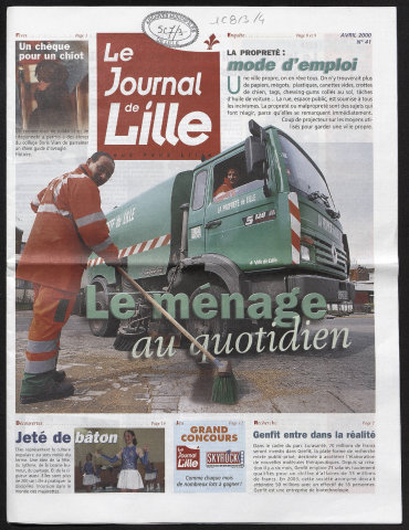 Le Journal de Lille n°41 - Le ménage au quotidien. La propreté : mode d'emploi