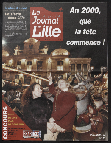 Le Journal de Lille n°37 - An 2000, que la fête commence ! ; Supplément spécial "Un siècle dans Lille"