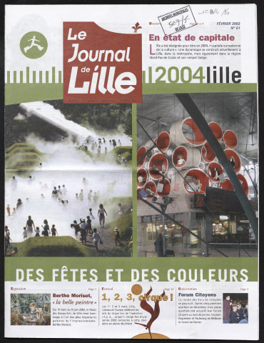 Le Journal de Lille n°61 - Lille 2004, des fêtes et des couleurs