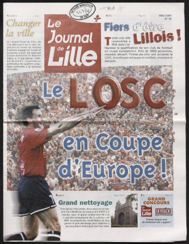 Le Journal de Lille n°53 - Le LOSC en Coupe d'Europe ! Fiers d'être Lillois !