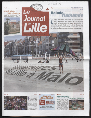 Le Journal de Lille n°44 - Itinéraires de Lille à Malo. Balade flamande