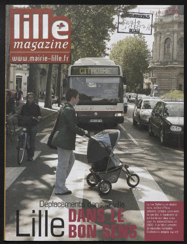 Lille magazine n°28 - Déplacements dans la ville. Lille dans le bon sens