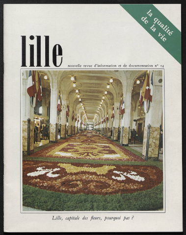 Nouvelle Revue d'Information et de Documentation n°14 - Lille, capitale des fleurs, pourquoi pas ?