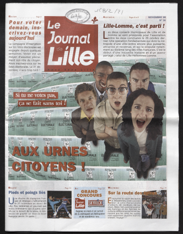 Le Journal de Lille n°36 - Aux urnes citoyens !