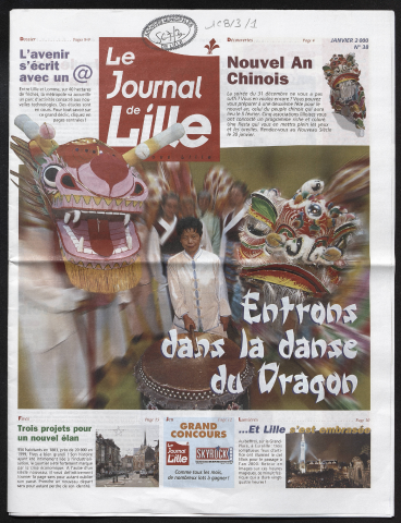 Le Journal de Lille n°38 - Entrons dans la danse du dragon ! Nouvel An Chinois