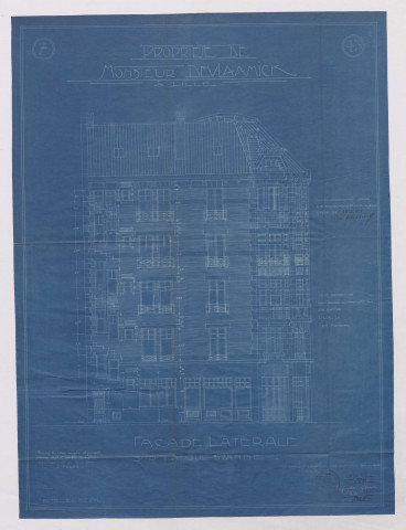 Angle 41-43-45 rue du Vieux marché aux moutons, 17-19 rue Sainte-Anne.