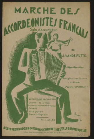 Marche des accordéonistes français,musique J. Vandeputte