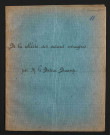 De la collecte des ordures ménagères de la ville de Lille par le docteur Ducamp