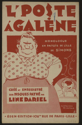 L'poste à galène, paroles Simons