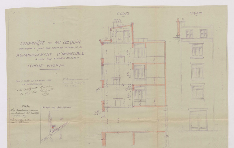 20 rue Edouard Delesalle.