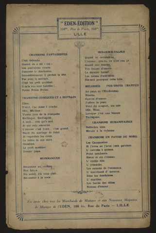 Quand une femme, paroles Georges Philippot