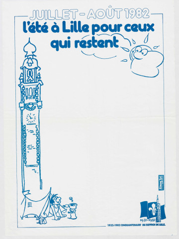 Juillet-août 1982 : l'été à Lille pour ceux qui restent.