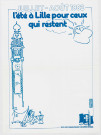 Juillet-août 1982 : l'été à Lille pour ceux qui restent.