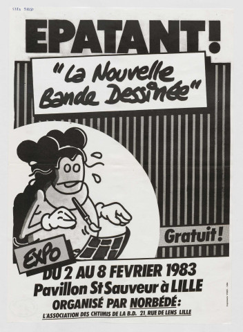 Pavillon Saint-Sauveur. "Epatant ! La nouvelle bande dessinée". Exposition.