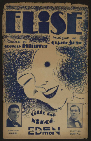 Elise, paroles Georges Philippot, musique Claude Aryl