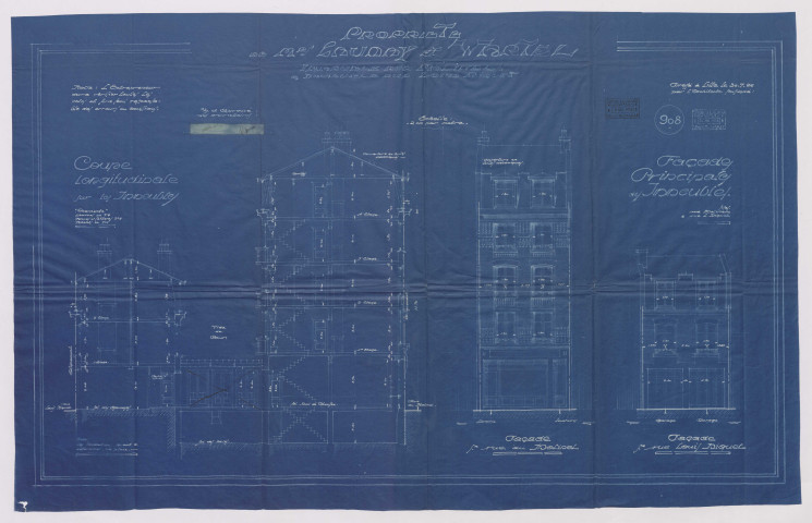 36 rue du Molinel, retour rue Louis Niquet.