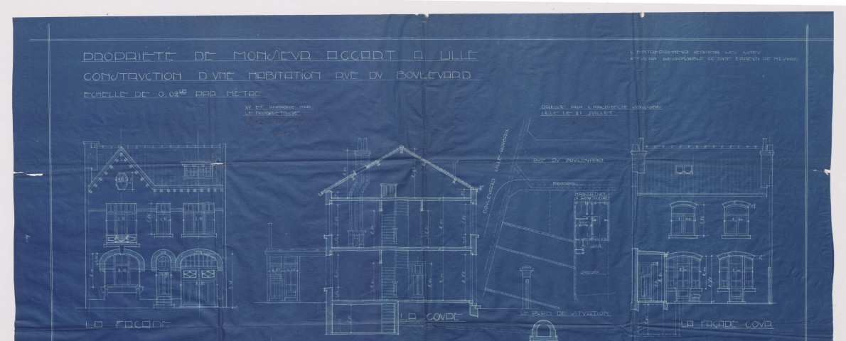 21 rue du boulevard.