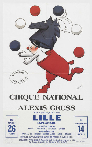 Esplanade. Cirque national Alexis Gruss.