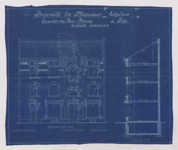 14 rue Surcouf, angle place de l'Eglise.