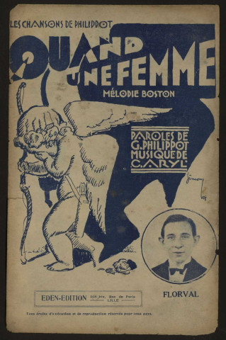 Quand une femme, paroles Georges Philippot