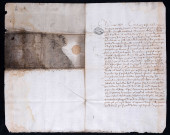 Notification au Magistrat de la mort de l'archiduc Ernest et de l'intérim confié au comte de Fuentès pour le gouvernement des Pays-Bas (21 février 1595).