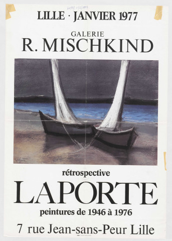 Galerie Mischkind. Rétrospective Laporte. Exposition.