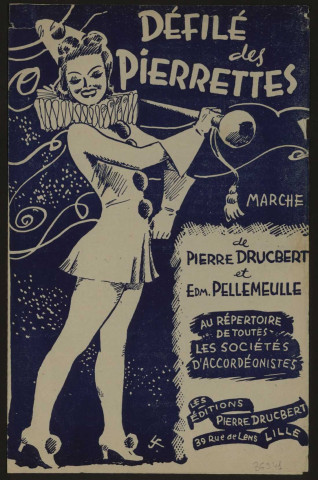 Défilé des pierrettes, musique Pierre Drucbert et Edmond Pellemeulle