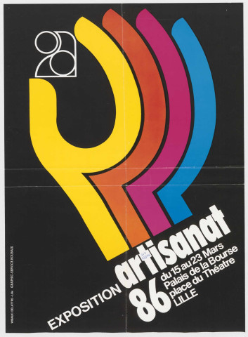 Palais de la Bourse. Lille, place du Théâtre. Exposition Artisanat 86