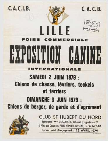 Exposition canine internationale 1979.