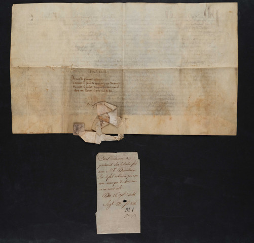 Arrêt du Parlement de Paris au sujet de l'accord entre Guilbert, seigneur de Roubaix, chevalier, et la ville de Lille, concernant le privilège d'arsin (16 décembre 1348).