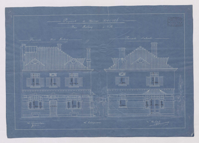 Angle 8 rue Halévy, 6 rue Verdi.