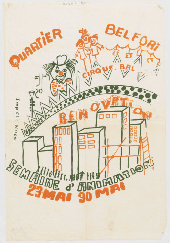 Quartier de Belfort. Semaine d'animation du 23 au 30 mai 1976