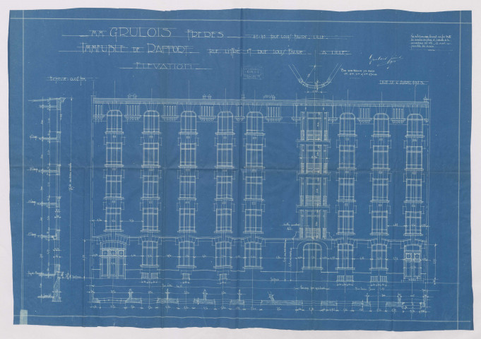 Angle 60 rue Louis Faure, 25 rue Littré.