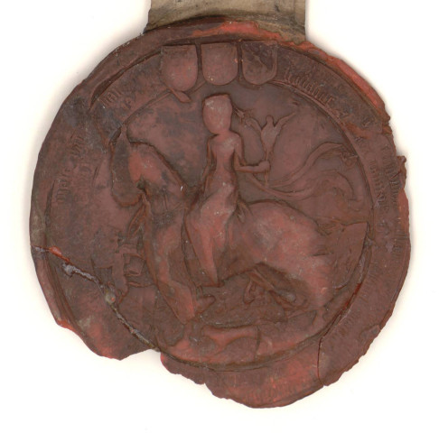 Gand : Lettres-patentes de Marie, duchesse de Bourgogne, autorisant une crue d'assis sur les vins et cervoises à Lille et l'aliénation de 200 1. de rentes viagères (3 mars 1477).