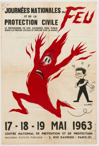 Centre national de la prévention et de protection. Journées nationales du feu et de la protection civile du 17 au 19 mai 1963.