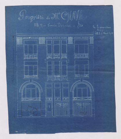 26 rue Emile Desmet.