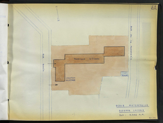 Maternelle Suzanne Lacore, rue Bohin