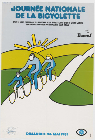 Ministère de la Jeunesse, des Sports et des Loisirs. Union nationale des deux-roues. Journée nationale de la bicyclette.