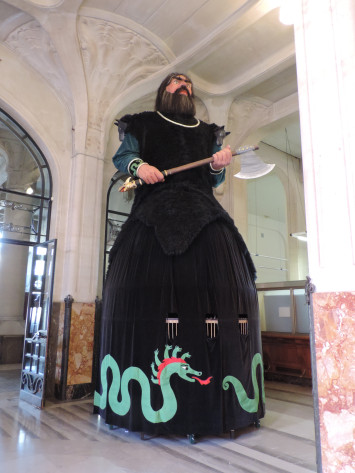 Le géant Phinaert. Ville de Lille