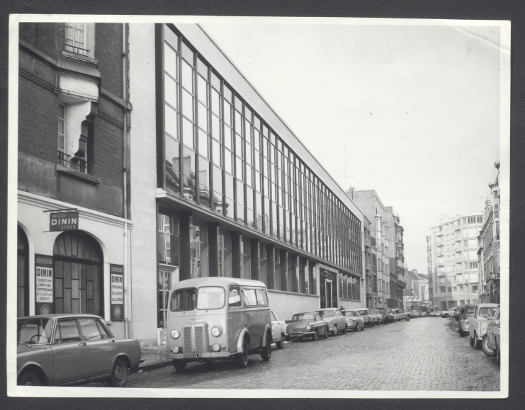 La Bibliothèque municipale, rue Edouard Delesalle. Archives municipales de Lille - 1234W/442