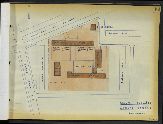 Groupe Armand Carrel (écoles Augustin Thierry, François Launay, Pauline Kergomard), boulevard de Belfort