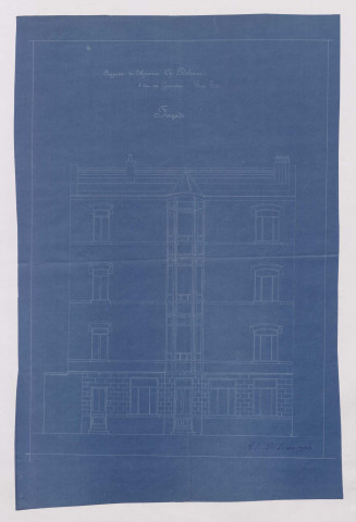 Angle 2-4 rue des Girondins, 10 rue Dumont d'Urville.