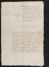 Attestations portant que les biens de Jean Drumez, bourgeois de Lille, d'Adrien Leplat, drapier, et de Michel Lefèvre, teinturier, exécutés pour crime de trahison, ont bénéficié du privilège de non-confiscation (8 mai 1590).