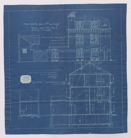 Angle 128 rue de Rivoli, 2 rue nouvelle [rue Greuze prolongée].