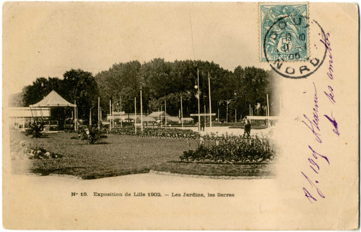 Exposition de Lille 1902. - Les jardins, les serres