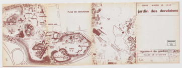 Construction de la maison du gardien. - Passation et suivi du marché.