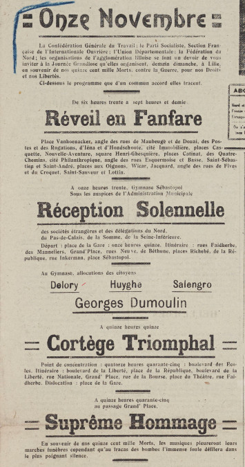 Journal La Bataille du 11 novembre 1923 (extrait) - Gallica/Bibliothèque nationale de France